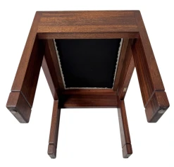 Art Deco Modernist Stool by J.A. Muntendam for L.O.V. Oosterbeek, 1920s
